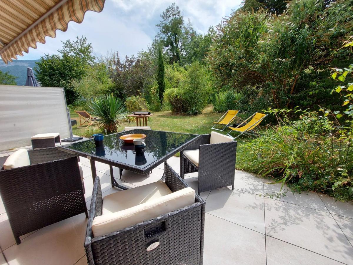 Centre St Jorioz : Charmant Et Spacieux Studio Avec Terrasse Et Jardin Privatif Saint-Jorioz Exteriör bild