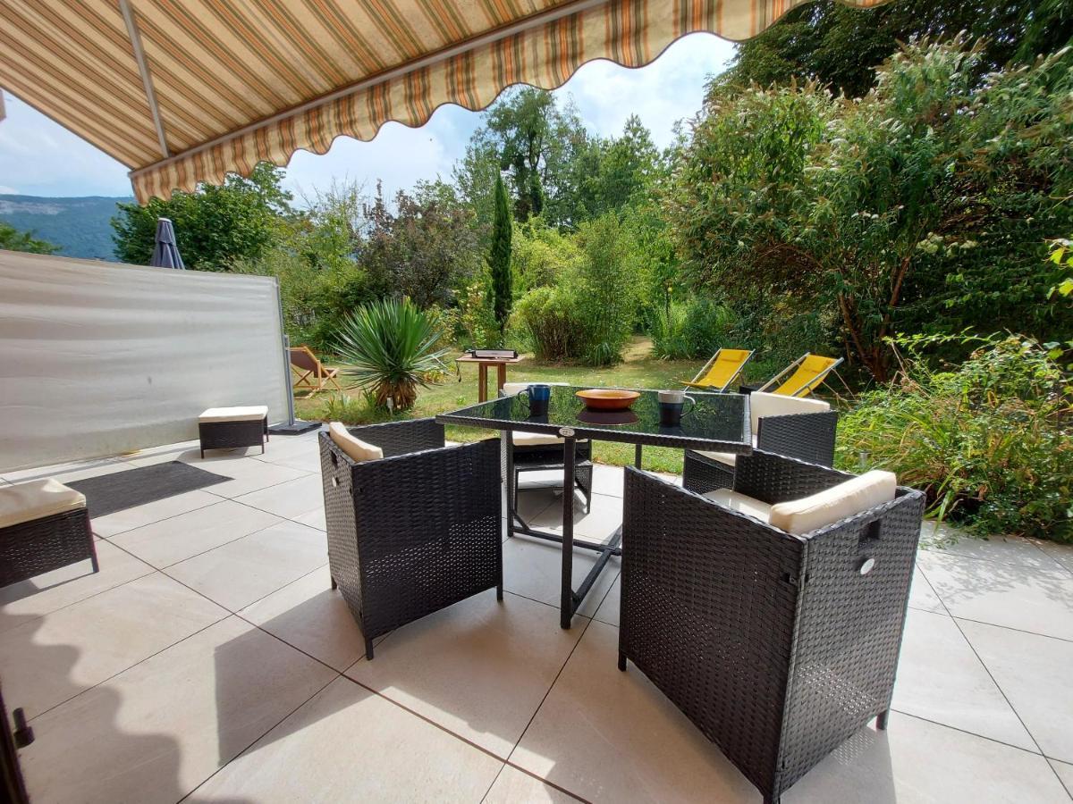 Centre St Jorioz : Charmant Et Spacieux Studio Avec Terrasse Et Jardin Privatif Saint-Jorioz Exteriör bild